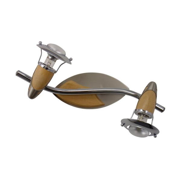 Lámpatest E14 40Wx2 barna ZEUS