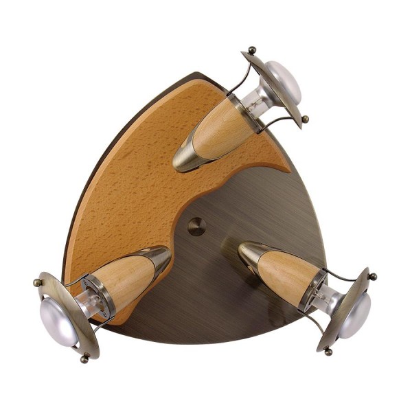 Lámpatest E14 40Wx3 bronz ZEUS