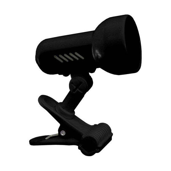 Csiptetős lámpa E14 40W fekete METRO