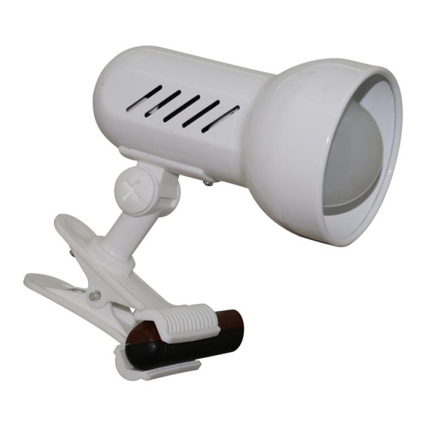 Csiptetős lámpa E27 60W METRO fehér