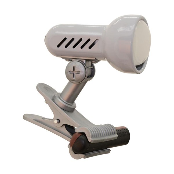 Csiptetős lámpa E27 60W szürke METRO