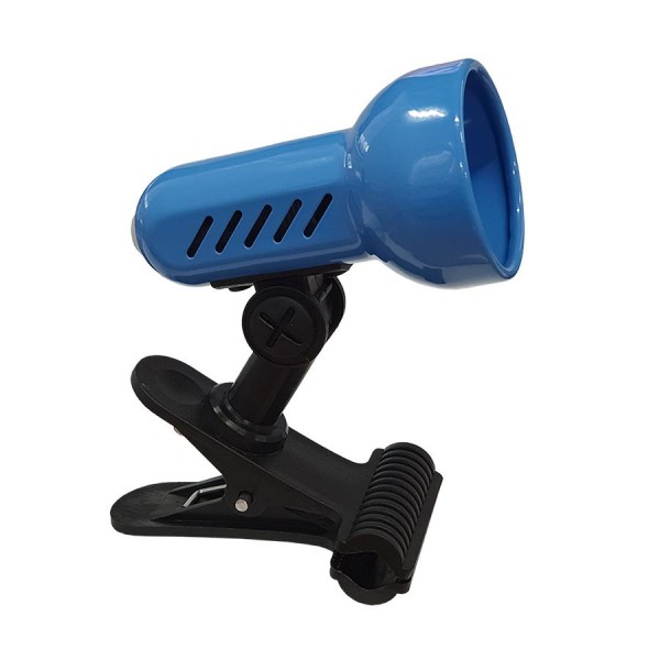 Csiptetős lámpa E14 40W kék METRO