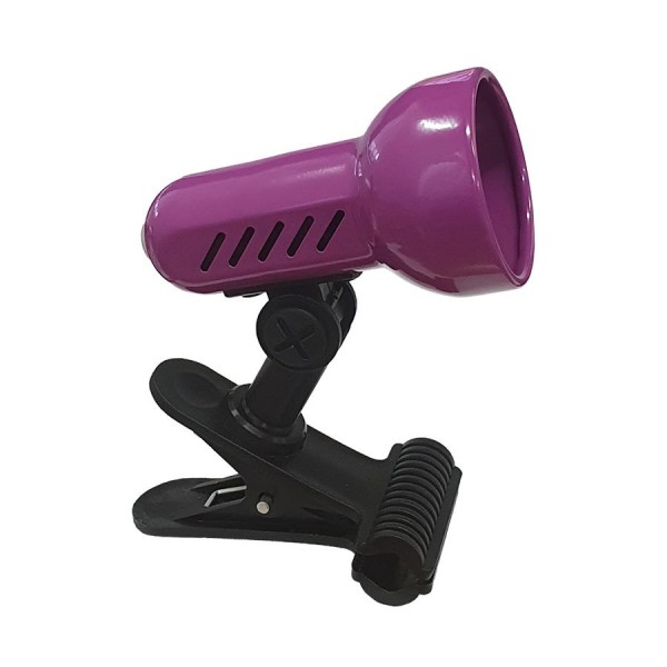 Csiptetős lámpa E14 40W lila METRO