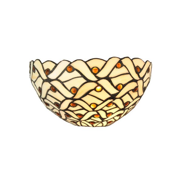 Fali lámpa E14 40W színes TIFFANY