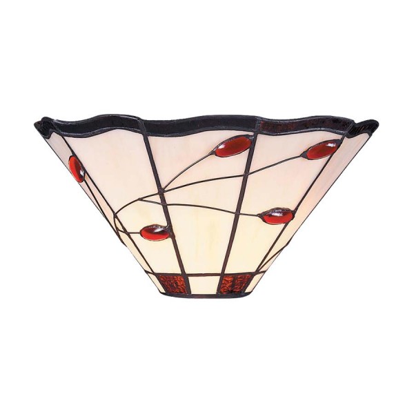 Fali lámpa E14 40W színes TIFFANY