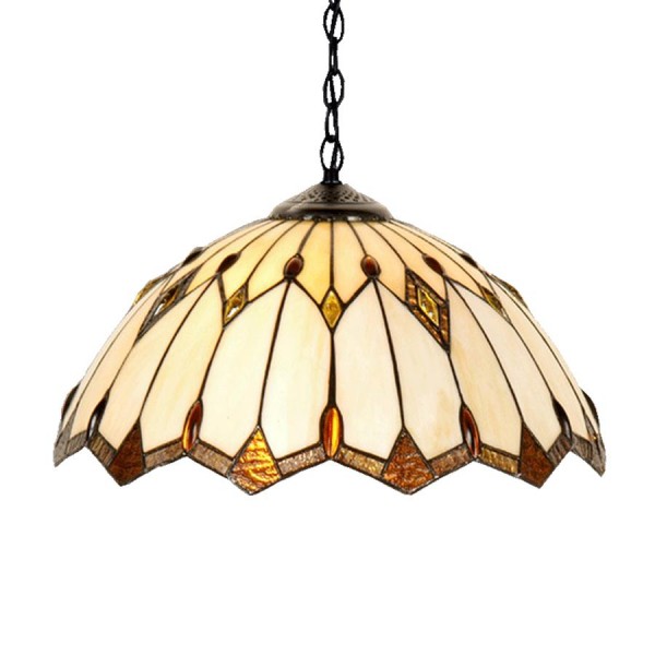 Függeszték E27 60Wx2 színes TIFFANY