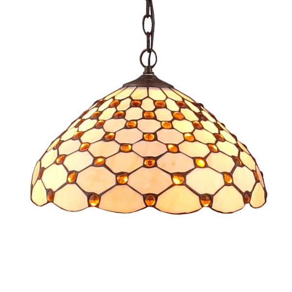 Függeszték E27 60Wx2 színes TIFFANY