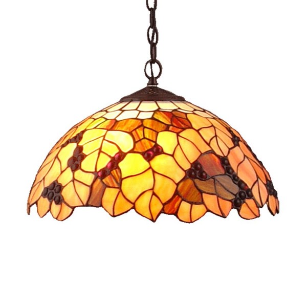 Függeszték E27 60Wx2 színes TIFFANY