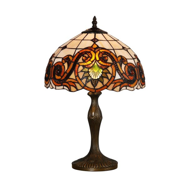 Asztali lámpa E27 60W színes TIFFANY