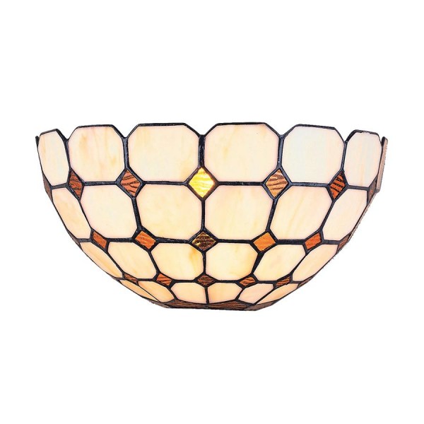 Fali lámpa E14 40W színes TIFFANY