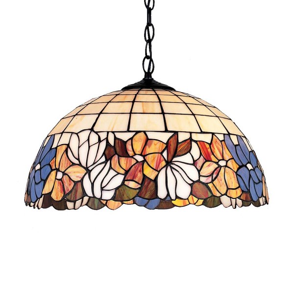 Függeszték E27 60Wx2 színes TIFFANY