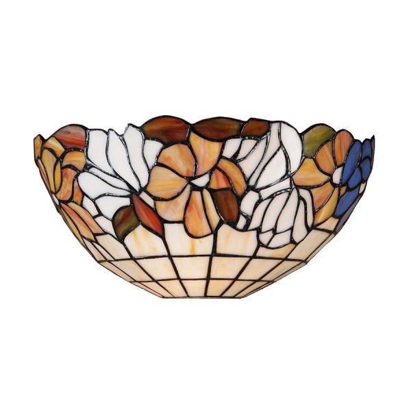 Fali lámpa E14 40W színes TIFFANY