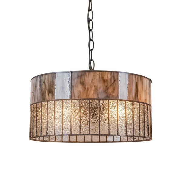 Függeszték E27 60Wx2 színes TIFFANY