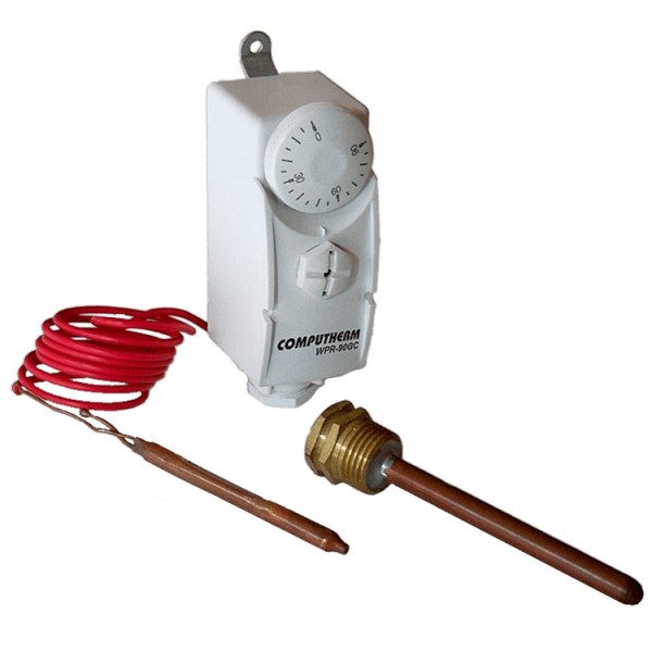 Csőtermosztát merülőhüvelyes érzékelővel