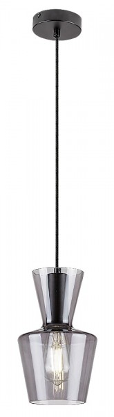 Függeszték E27 60W fekete ABRA