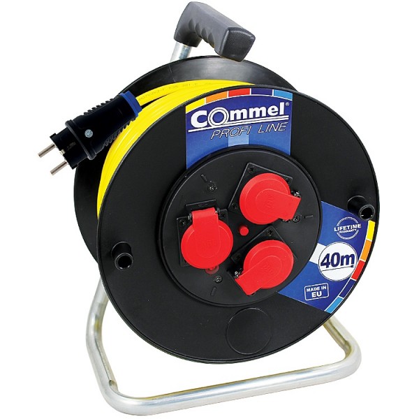 Hosszabbító dobos 25m 3x1,5GT müa+fém