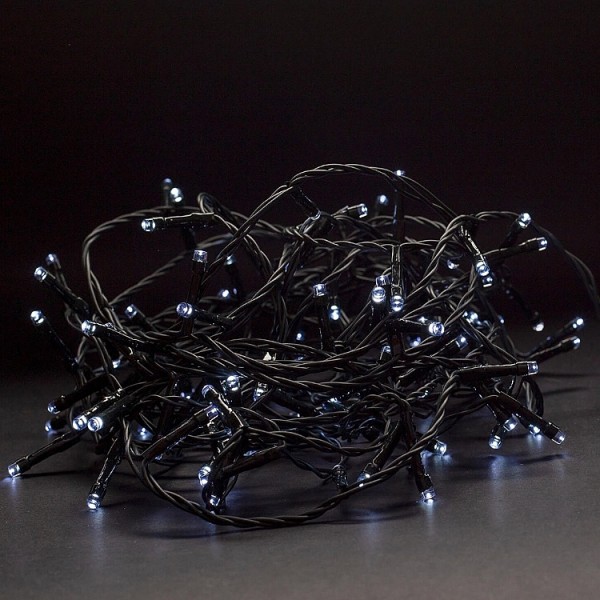 Fényfüzér 120LED hideg 9m kült.prog.SW