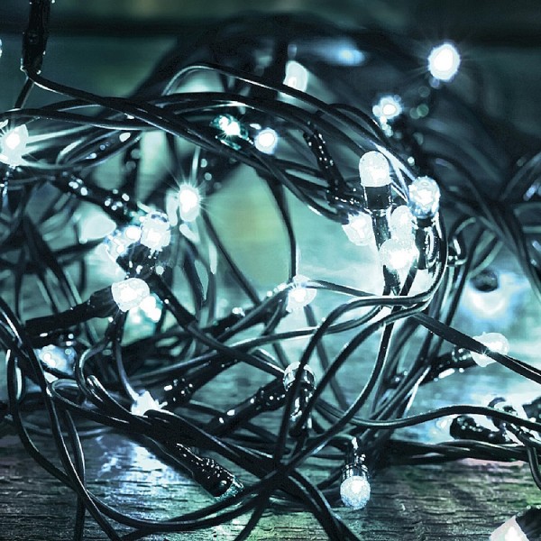 Fényfüzér 500LED hideg 35m kült. SW