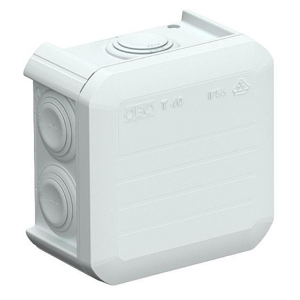 Kötődoboz fk 90x90x52mm IP65 szürke