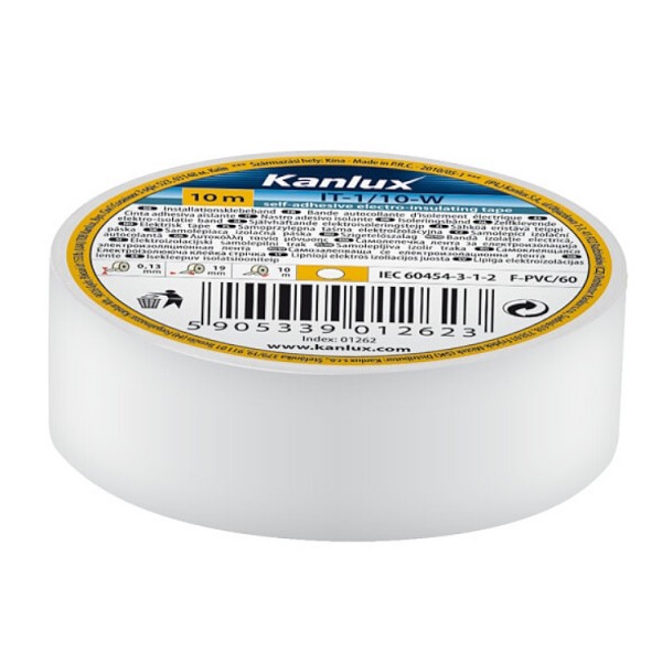 Szigetelőszalag 20x19 fehér