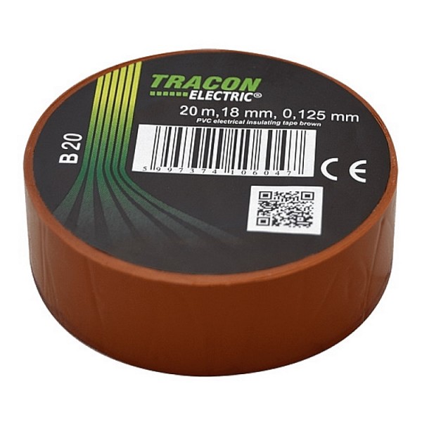 Szigetelőszalag 20x19 barna