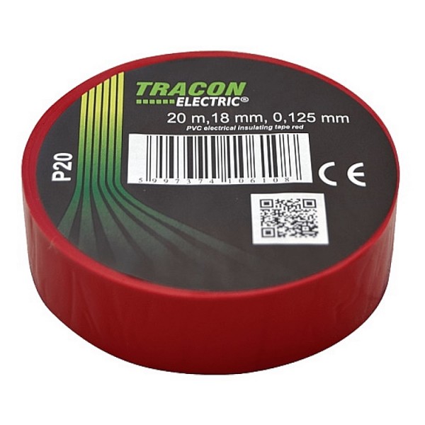 Szigetelőszalag 20x19 piros