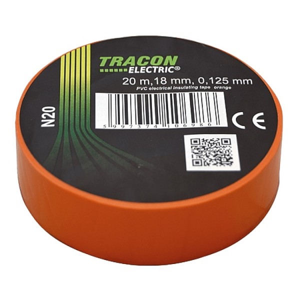 Szigetelőszalag 20x19 Narancs