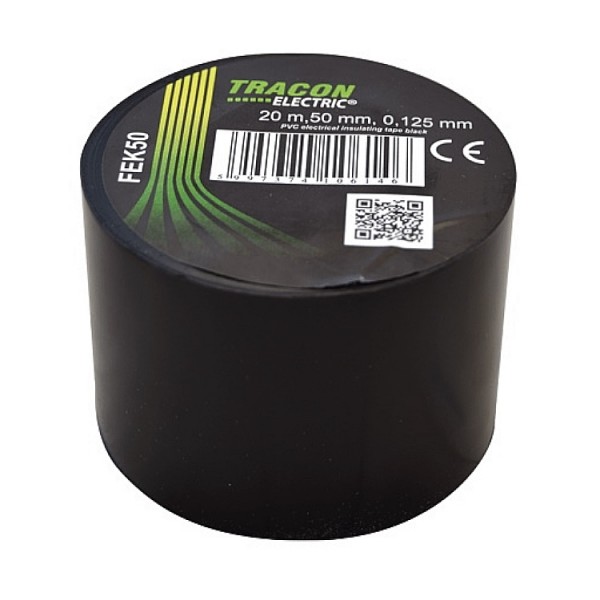 Szigetelőszalag 20mx50mm fekete