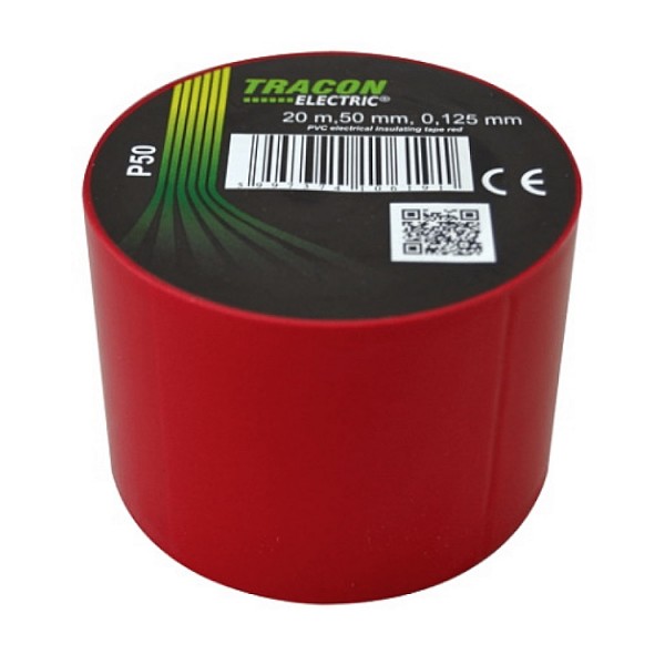 Szigetelőszalag 20mx50mm piros