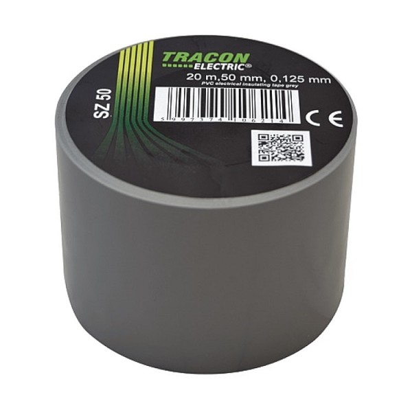 Szigetelőszalag 20mx50mm szürke