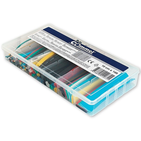 Zsugorcső garnitúra 100db-os színes