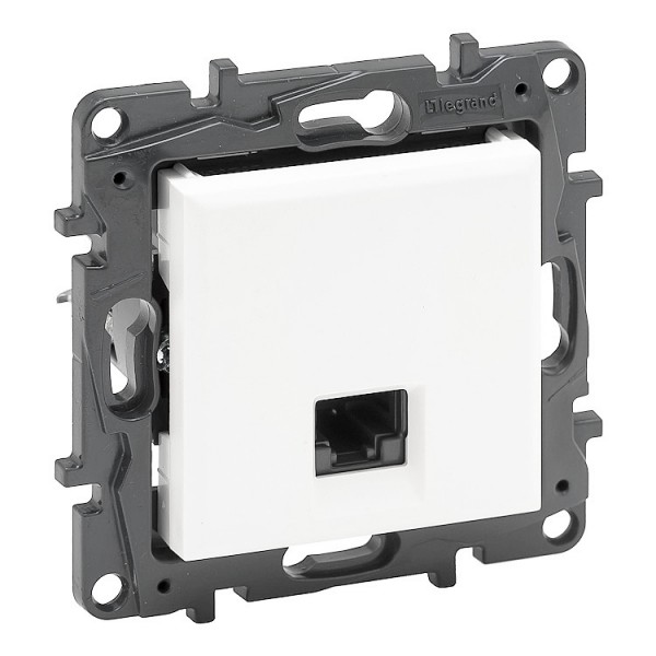 Dugalj s 1xRJ45 UTP CAT6A fehér