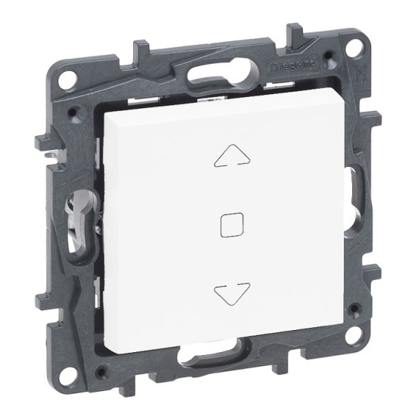 Kapcsoló s redőny nyomó fehér