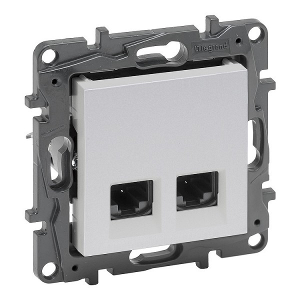 Dugalj s 2xRJ45 UTP CAT6 alumínium