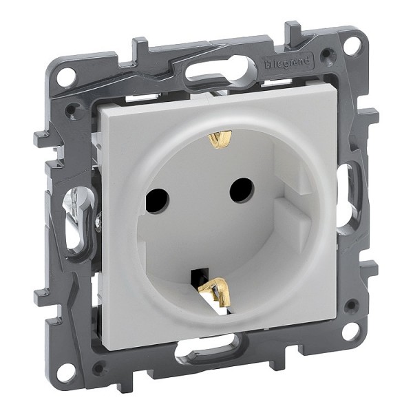 Dugalj s 2p+f rugós bekötés alu GYV