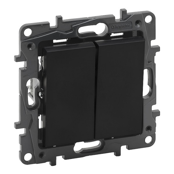 Kapcsoló s csillár fekete