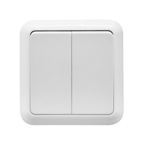 Kapcsoló s csillár fehér IP44