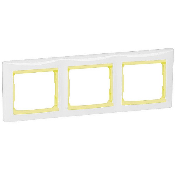 Keret 3-as u fehér-borostyánsárga