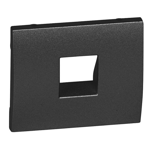 Fedlap telefon RJ11/RJ45 antracit