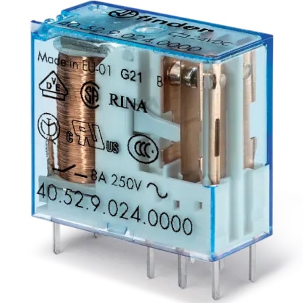 Relé 24V DC 2Z-2NY 8A