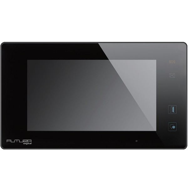 Kaputelefon monitor 7 szines érint. feke