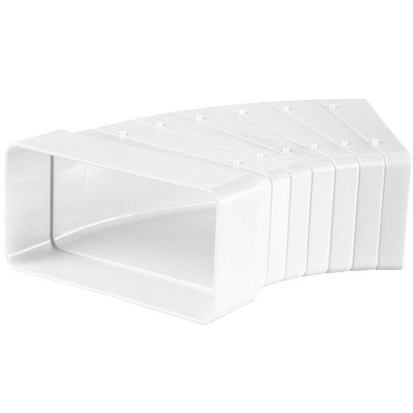 Elszívó merevcső 110x55 könyök vizsz 45°