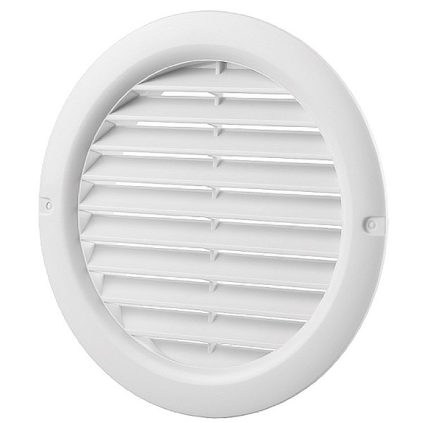 Védőrács 100mm kerek fehér (RAL9016)