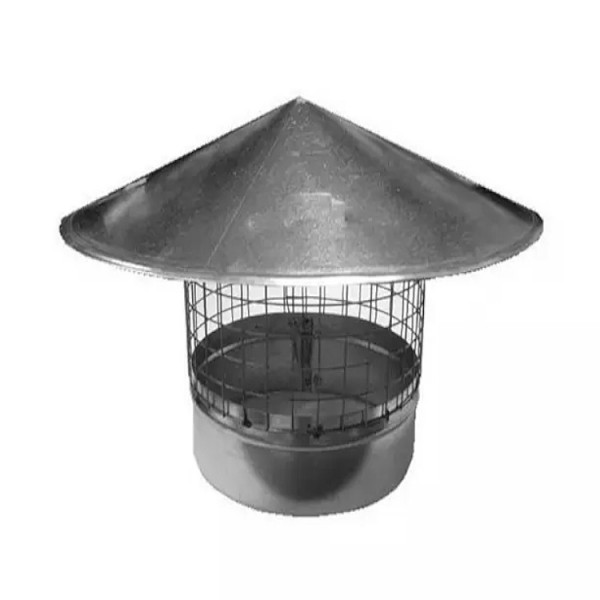 Elszívó esővédő sapka D100mm fém