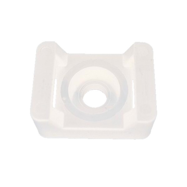 Kötegelő talp 22x16mm csavarozható fehér