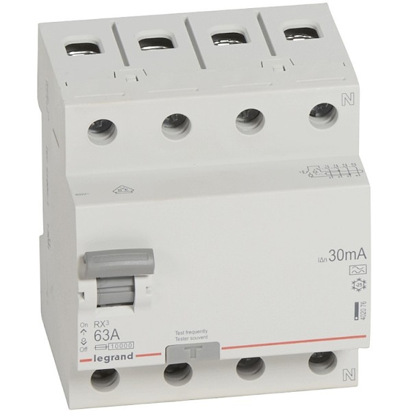 Áram-védőkapcsoló 4P 63A 30mA A
