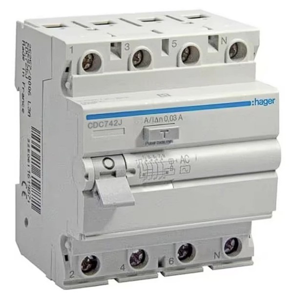 Áram-védőkapcsoló 4P 40A 30mA AC