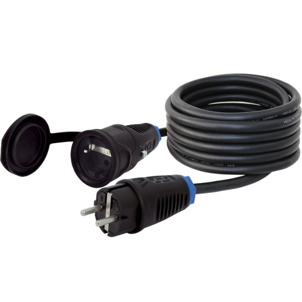 Hosszabbító 5m 3x2,5mm2 gumi