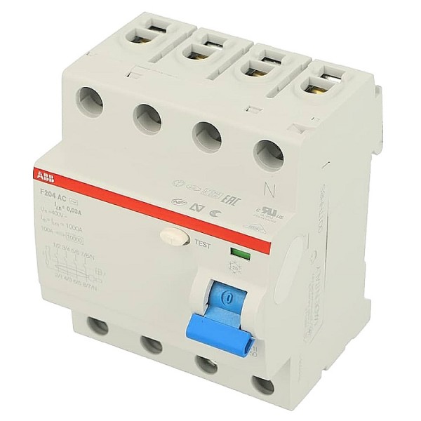 Áram-védőkapcsoló 4P 63A 300mA AC