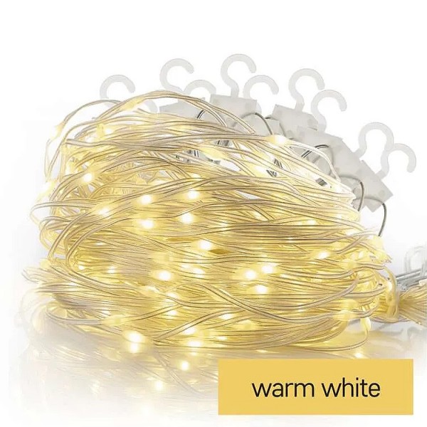 Fényfüggöny 240LED meleg 2x1,7m kült.